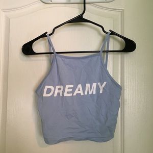 Pac Sun/LA Hearts “Dreamy” Blue Tank Top - S